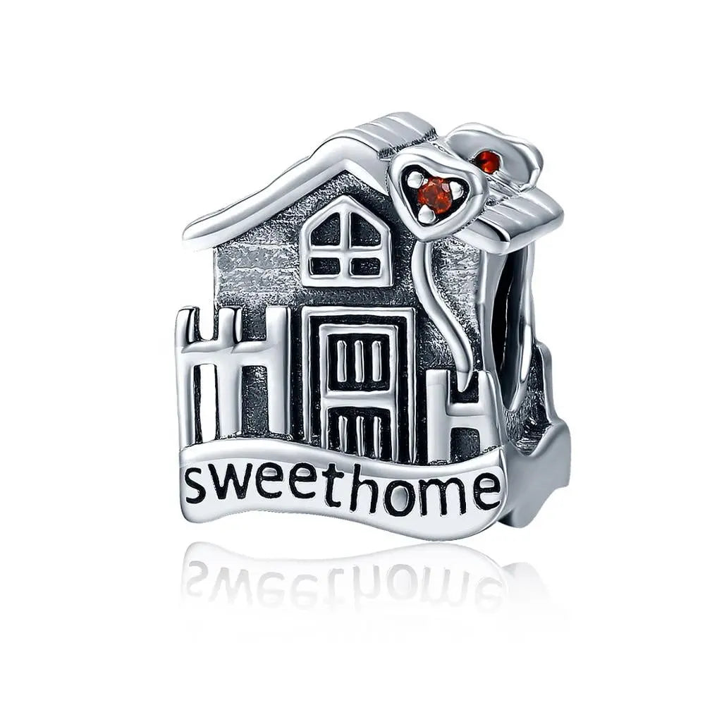 Sterling silver super mom charms pendants I love my family charm pendant kids charms for bracelet making jewelry - Get Me Products