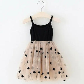 Summer Cute Girls Sequined Princess Dress Kids Sleeveless Tulle - Get Me Products