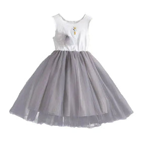 Summer Cute Girls Sequined Princess Dress Kids Sleeveless Tulle - Get Me Products