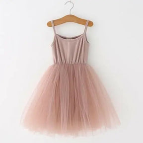 Summer Cute Girls Sequined Princess Dress Kids Sleeveless Tulle - Get Me Products