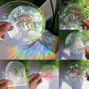 Sun Catcher Rainbow Prism Suncather Electrostatic Glass Sticker - Get Me Products