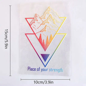 Sun Catcher Rainbow Prism Suncather Electrostatic Glass Sticker - Get Me Products