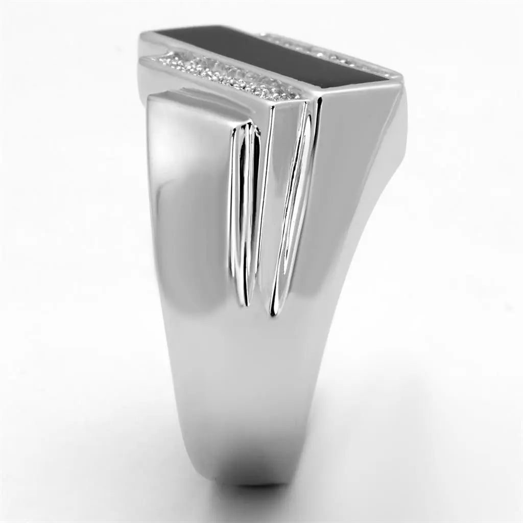 TS218 Rhodium 925 Sterling Silver Ring with AAA - Get Me Products