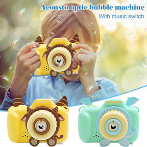 The New Automatic Size Bubble Camera Fan Vibrato With The Same Children'S Toy - Get Me Products