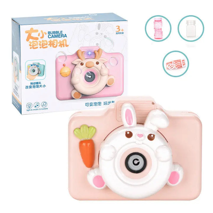 The New Automatic Size Bubble Camera Fan Vibrato With The Same Children'S Toy - Get Me Products