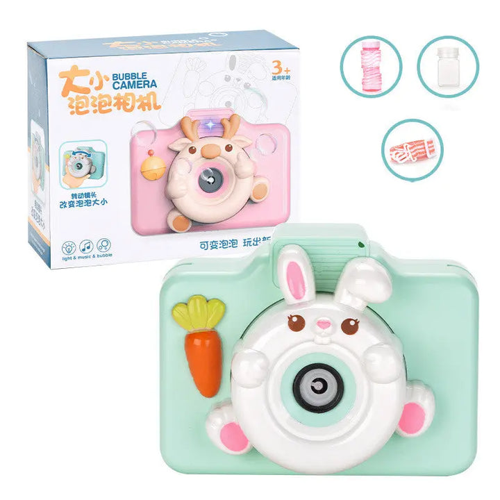 The New Automatic Size Bubble Camera Fan Vibrato With The Same Children'S Toy - Get Me Products