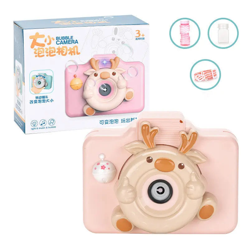 The New Automatic Size Bubble Camera Fan Vibrato With The Same Children'S Toy - Get Me Products