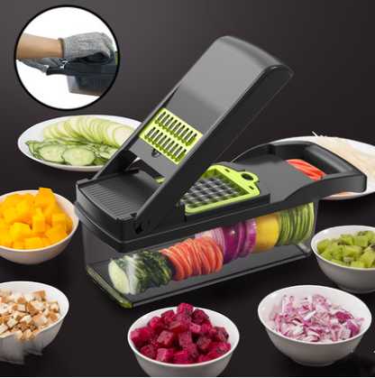 Vegetable Cutting Artifact Kitchen Diced Fruit Multi-Function Shredded Potatoes - Get Me Products