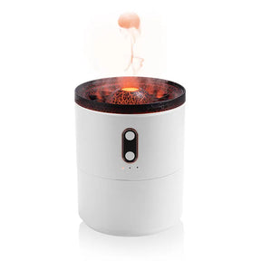 Volcanic Flame Aroma Essential Oil Diffuser USB Portable Jellyfish Air Humidifier Night Light Lamp Fragrance Humidifier - Get Me Products