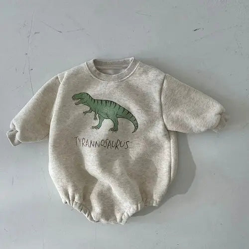 Winter New Baby Bodysuits Dinosaur Toddler One Piece - Get Me Products