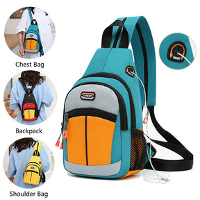 Women Sport Bags Multifunctional Backpack Shoulder Bags With USB Design - Get Me Products