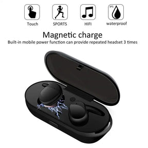 Y30 TWS Wireless headphones 5.0 Earphone Noise Cancelling Headset Stereo Sound Music In-ear Earbuds For Android IOS smart phone - Get Me Products