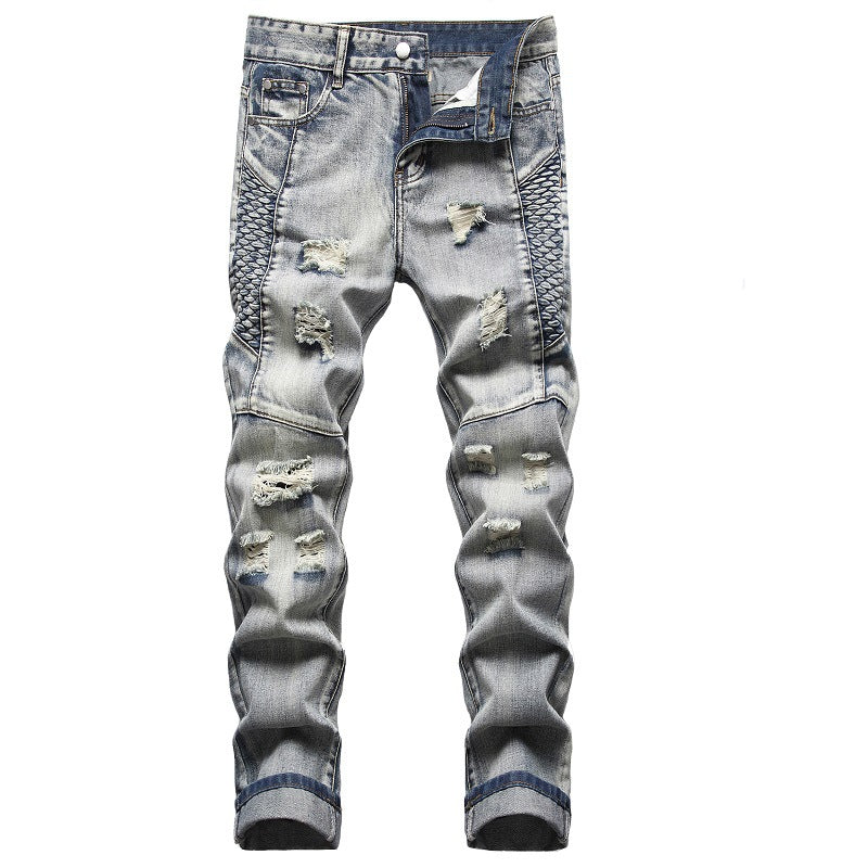 Stylish and Trendy Men's Ripped Mid-Rise Jeans - Get Me Products