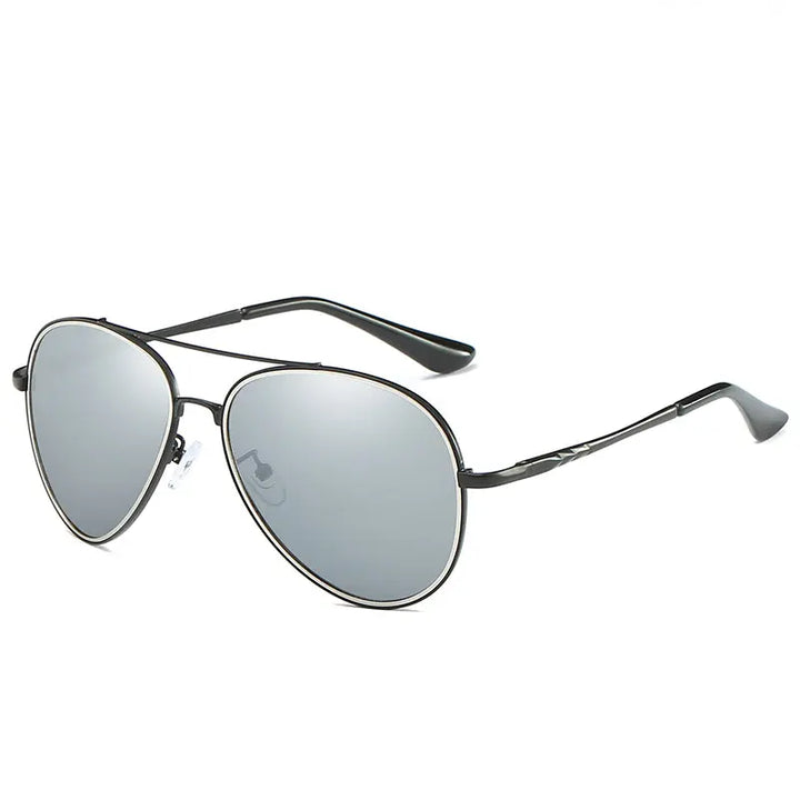 high quality Classic Retro Pilot Designer plastic Frame men Sunglasses With Double Bridge Polarized Lens Gafas de sol - Get Me Products